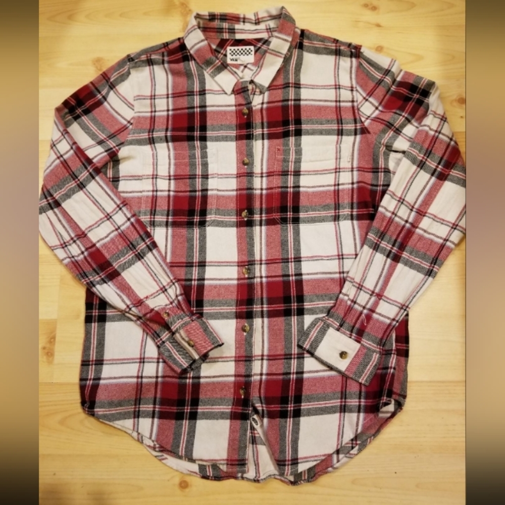 Vans XL button up flannel